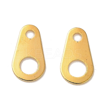 Brass Chain Extender Connectors KK-R211-12G-1