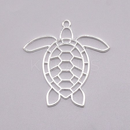 Alloy Open Back Bezel Pendants PALLOY-WH0077-20S-1