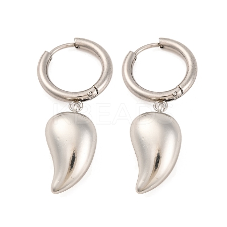 Non-Tarnish 304 Stainless Steel Hoop Earrings for Women EJEW-Z057-14P-04-1