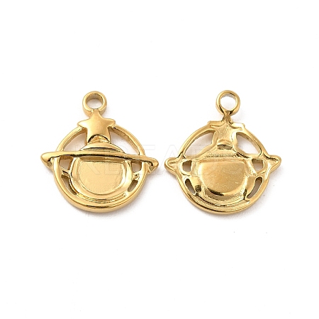Ion Plating(IP) 304 Stainless Steel Pendants STAS-B032-31G-1
