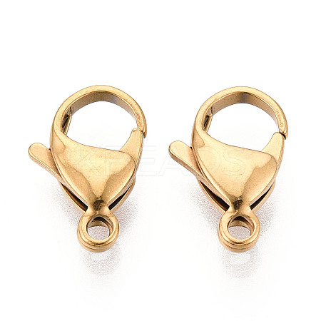 304 Stainless Steel Lobster Claw Clasps STAS-T065-17mm-34G-1