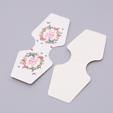 Paper Hair Ties Display Cards DIY-WH0199-88B-1