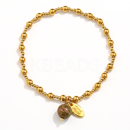 304 Stainless Steel Stretch Bracelets for Women RI5247-4-1