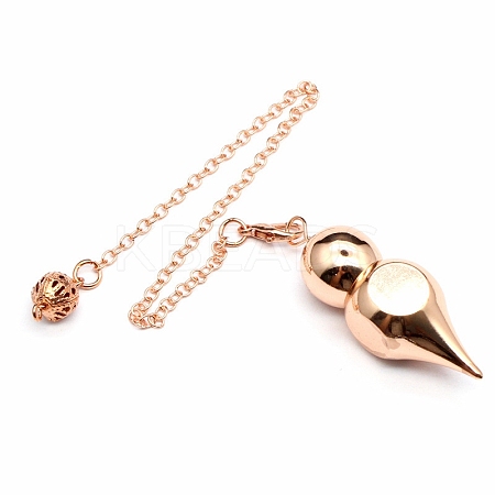 Brass Dowsing Pendulum Big Pendants PW-WG35883-02-1