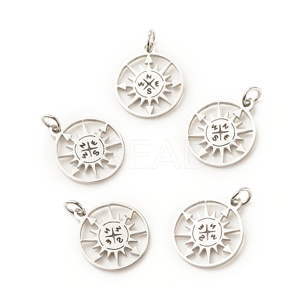 Non-Tarnish 201 Stainless Steel Pendants STAS-G258-03P-1