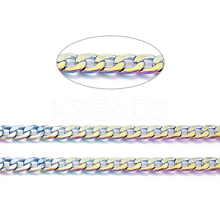 Ion Plating(IP) 304 Stainless Steel Cuban Link Chains CHS-D032-02M-1