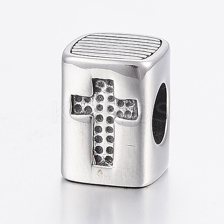 304 Stainless Steel European Beads LS-STAS-H440-159AS-1