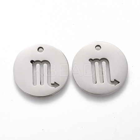 Tarnish Resistant 201 Stainless Steel Pendants STAS-Z001-B-04P-1