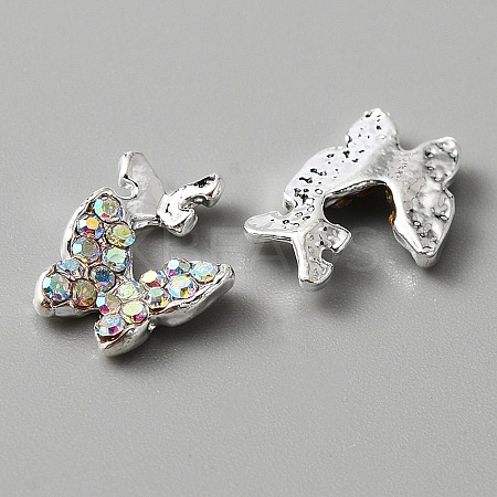 Alloy Rhinestone Cabochons MRMJ-WH0081-31S-1
