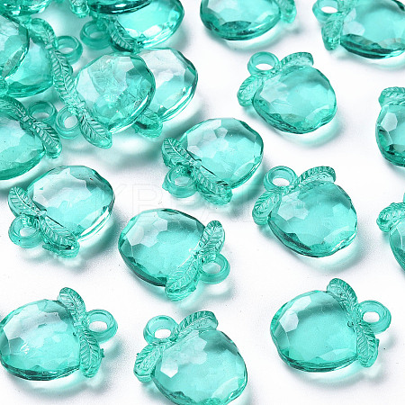 Transparent Acrylic Pendants TACR-S154-28B-68-1