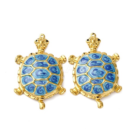 304 Stainless Steel Enamel Big Pendants STAS-L299-24G-02-1