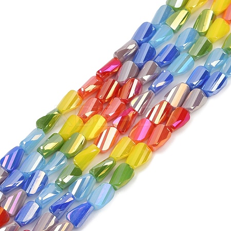 Electroplate Glass Beads EGLA-D300-01A-1