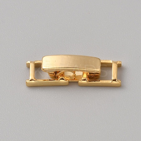 Brass Fold Over Clasps LS-KK-WH0079-109B-G-1