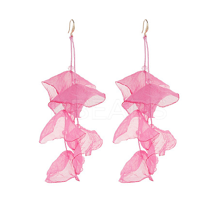 Bohemian Cloth Dangle Earrings for Women WG4D7D2-02-1