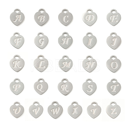 26Pcs 304 Stainless Steel Pendants FIND-M017-01P-1