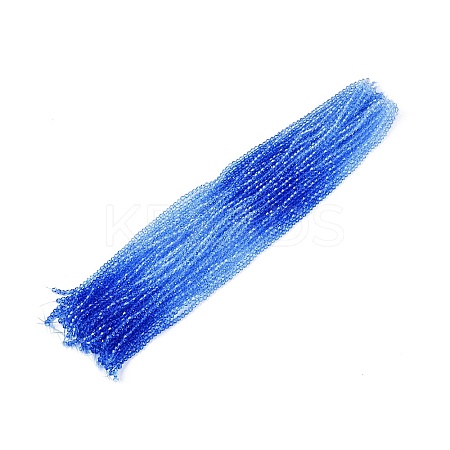 Gradient Color Baking Paint Glass Bead Strands DGLA-A039-T2mm-A020-1