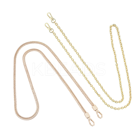 2Pcs 2 Styles Bag Strap Chains FIND-WR0001-03-1