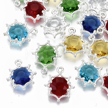 Faceted Glass Pendants GLAA-S191-002-S-NR-1