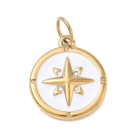 304 Stainless Steel Enamel Pendants SA-CBA4D1F-04G-A-1
