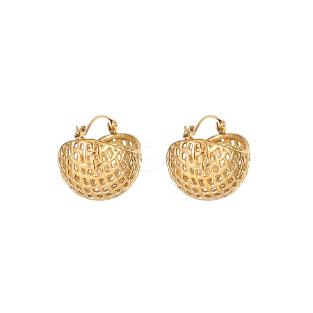 Elegant European Style 304 Stainless Steel Gold-Plated Women's Earrings WS1374-6-1