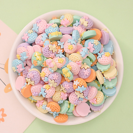 Opaque Resin Cabochons RESI-K027-18-1