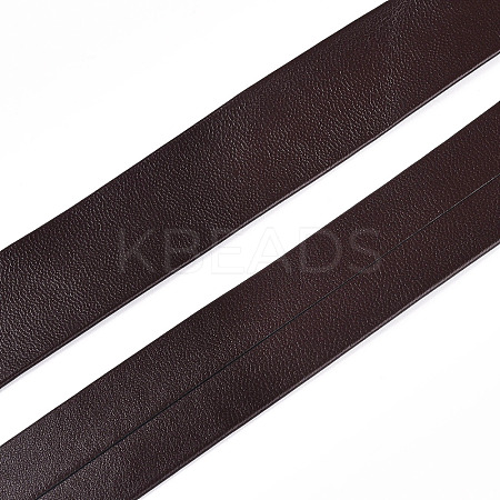 Soft Flat Imitation Leather Cord LC-WH0006-02B-02-1