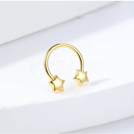 304 Stainless Steel Circular/Horseshoe Barbell Nose Rings FS-WG4F869-03-1