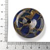 Synthetic Gold Clinquant Stone Pendants G-P549-03D-3