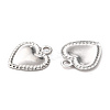 Non-Tarnish 201 Stainless Steel Charms STAS-H124-07P-2