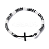 Bohemia Column Natural White Jade Bead Stretch Bracelets BJEW-F493-01EB-2