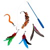 Mega Pet Cat Teaser Replacement Feather with Bell AJEW-MP0001-21-9