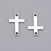Tibetan Style Alloy Cross Links connectors X-TIBE-2907-AS-LF-2