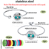 1Pc Stainless Steel Open Cuff Bangles BJEW-SC0001-55D-2