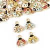 24Pcs Alloy Enamel Charms ENAM-FS0003-76-2