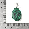 Natural & Synthetic Mixed Gemstone Pendants G-P599-02P-4