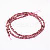 Natural Garnet Beads Strands LS-G-F460-59-2