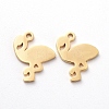PVD Vacuum Plating 304 Stainless Steel Charms X-STAS-G215-02G-1