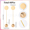 40Pcs Zinc Alloy Lapel Pins FIND-SC0017-18B-2