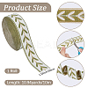 10M Vintage Jacquard Polyester Ribbon OCOR-CY0004-41B-2