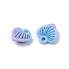 Spray Painted Alloy Pendants PALLOY-S038-15C-2