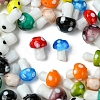 10 Colors Mushroom Handmade Lampwork Beads LAMP-FS0001-15-2