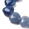 Dyed & Heated Natural Blue Aventurine Beads Strands G-B022-34C-3