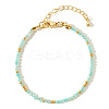 Bohemian Style Natural Aquamarine Beaded Bracelets Women's Fashion Accessory WQ4468-3-1