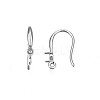 304 Stainless Steel Earring Hooks X-STAS-S057-61-3