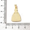 Venezuelan Brass Enamel Pendants KK-P352-01C-G-3