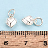 925 Sterling Silver Heart Charms STER-T008-32S-04-4