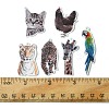 12Pcs 6 Styles Printed Opaque Acrylic Pendants SACR-FS0001-26-5