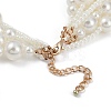 Plastic Pearl Bib Necklaces NJEW-K384-08-3