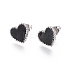 304 Stainless Steel Stud Earrings EJEW-I235-04-A-2