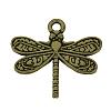 Tibetan Style Alloy Pendants TIBEP-Q061-41AB-LF-1
